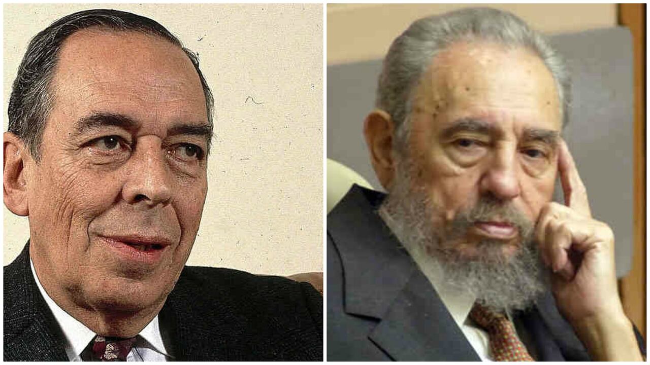 Álvaro Gómez Hurtado y Fidel Castro
