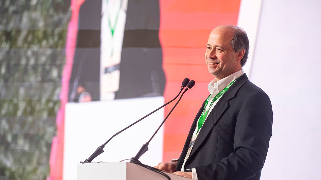 Francisco Lloreda, presidente de la ACP, en foro del gremio en Barranquilla