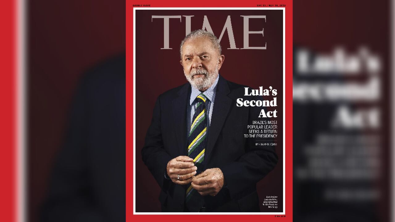 Luiz Inácio Lula da Silva en la entrevista que concedió a la revista Time, el 4 de mayo de 2022