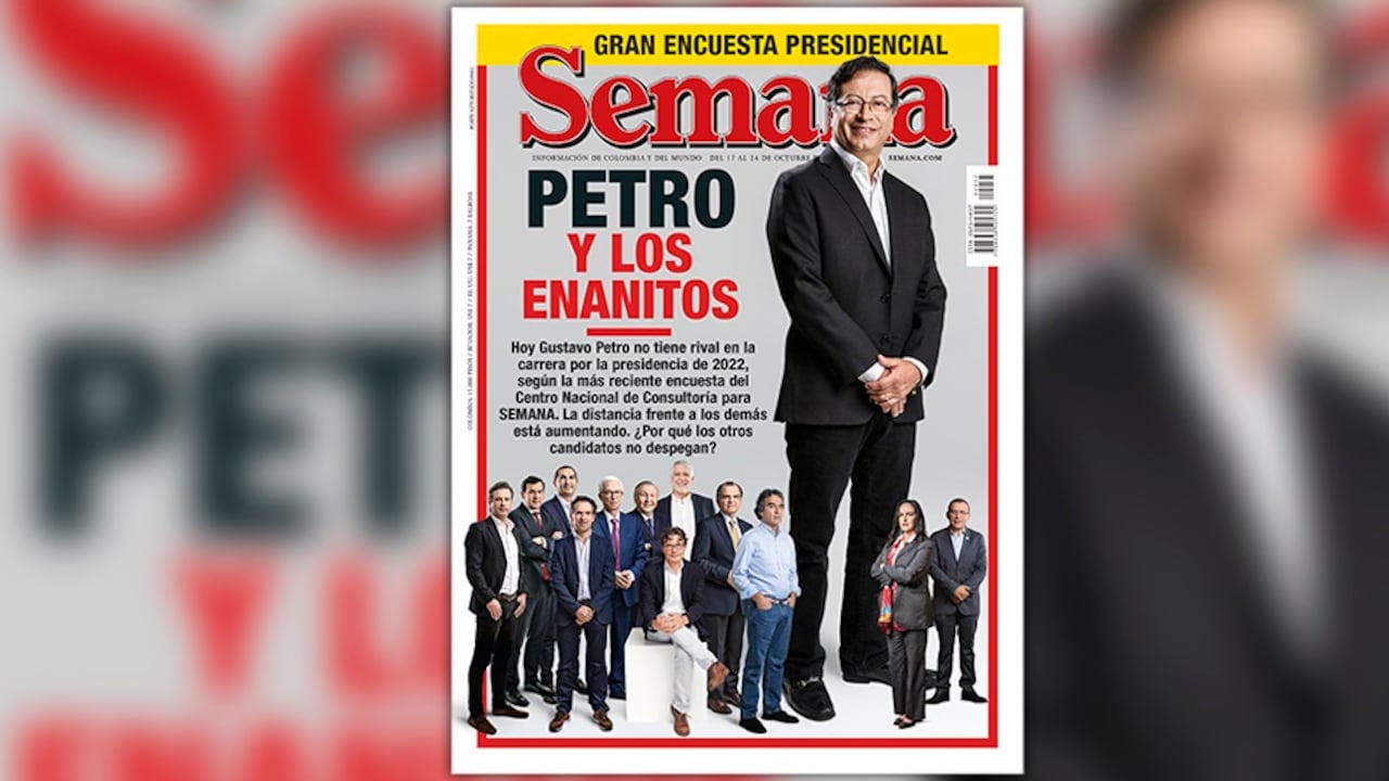 Gustavo Petro lidera la encuesta de Semana.