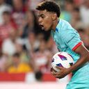 Lamine Yamal marcó su primer gol para Barcelona en LaLiga.