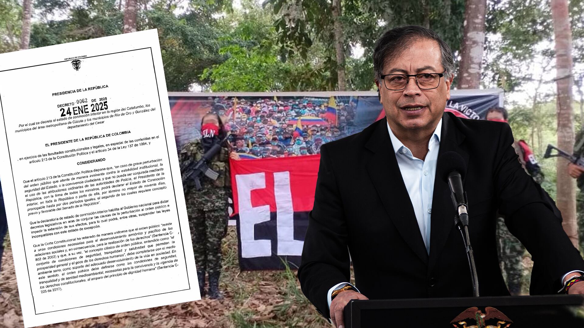Gustavo Petro ELN Decreto