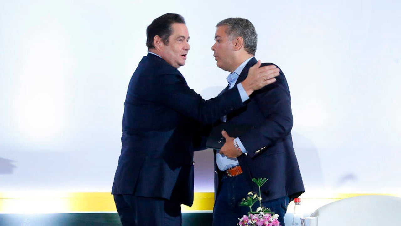 Germán Vargas Lleras e Iván Duque en la pasada campaña presidencial