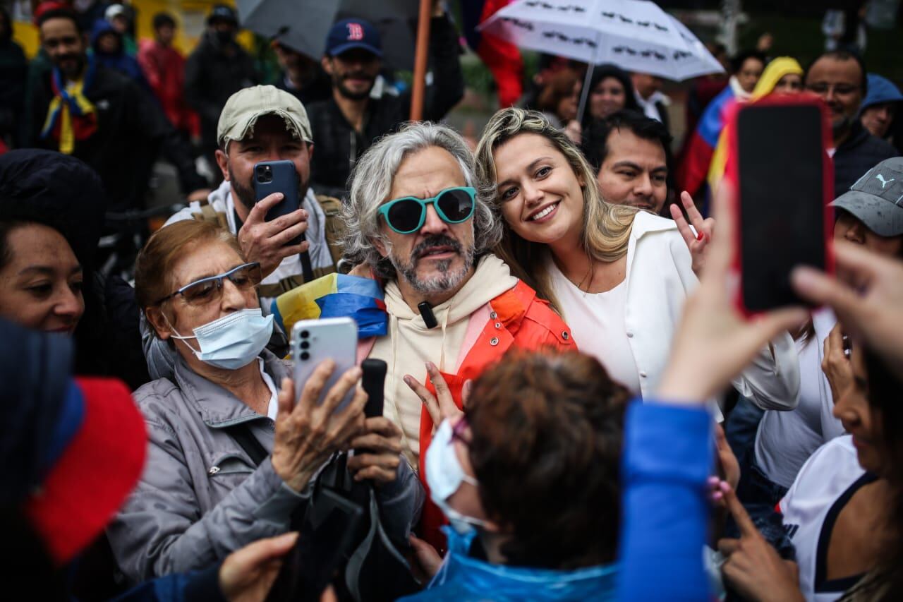 Marchas en contra del Gobierno del Presidente Gustavo Petro Plaza de Bolívar