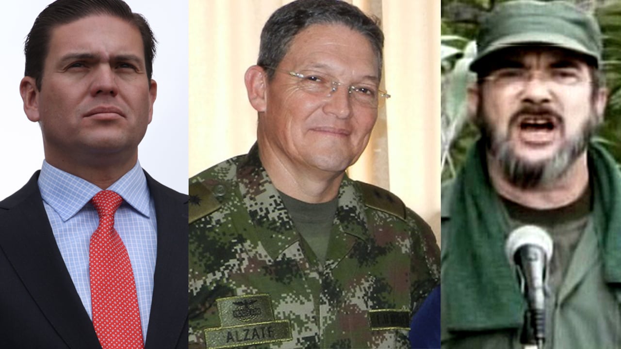 Juan Carlos Pinzón, Rubén Darío Alzate y Timochenko