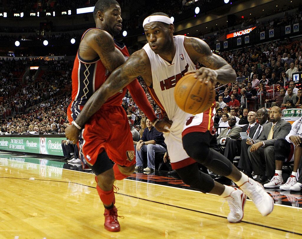LeBron James y Terrence Williams.