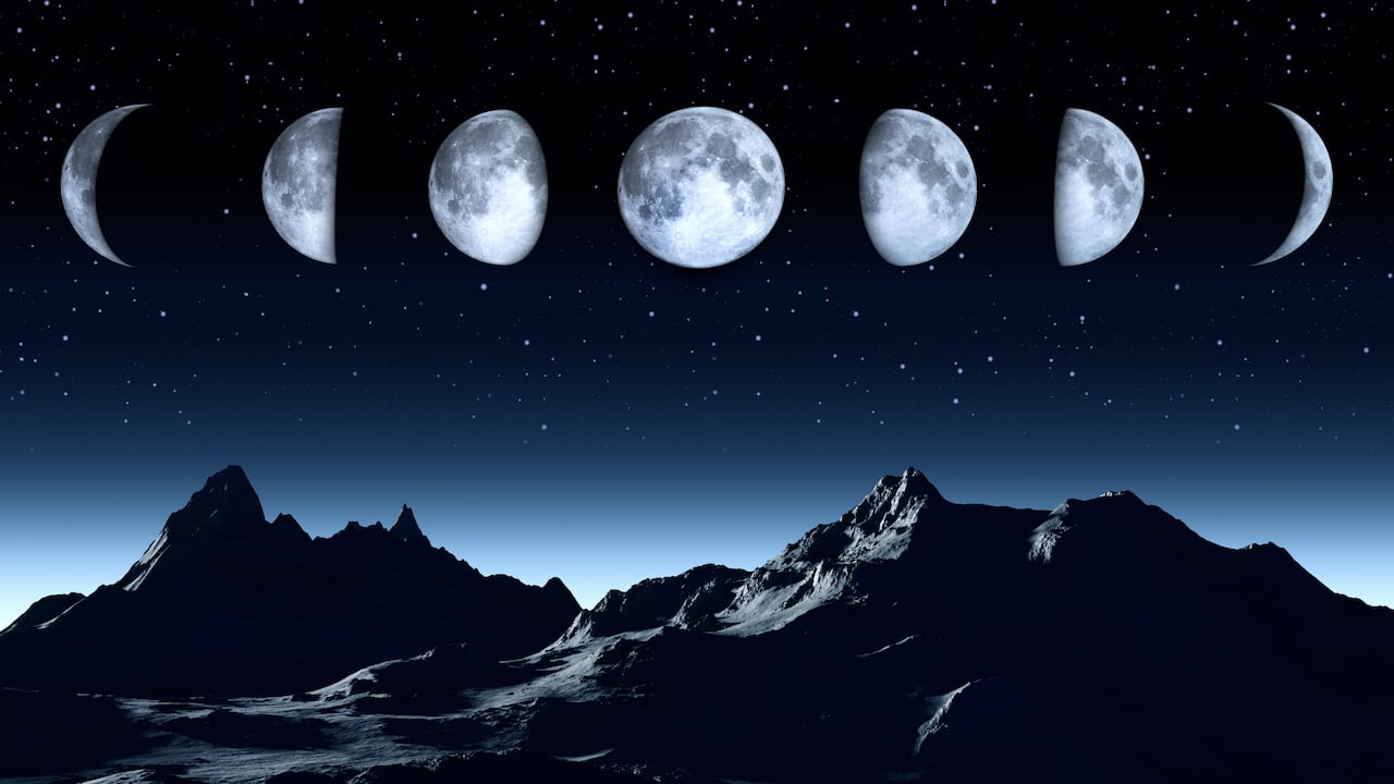 Fases de la Luna y el calendario lunar influyen sobre la salud de su pelo.