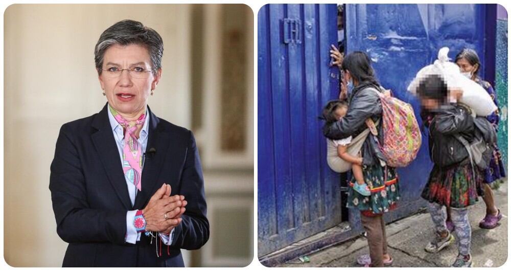 La alcaldesa Claudia López aseguró que varios hombres “líderes” emberas explotan en mendicidad a mujeres y niños, mientras se gastan las ayudas que les damos en licor.