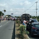 La vía ya está habilitada nuevamente