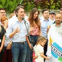 Daniel Quintero en rueda de prensa tras el retiro del alcalde encargado de Medellín.