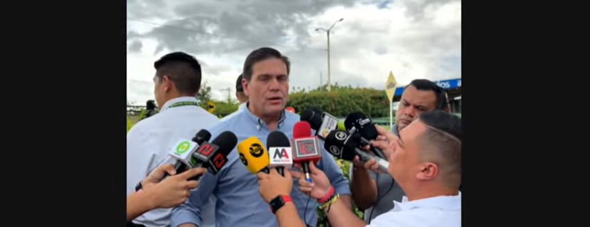 Juan Carlos Pinzón desde la frontera entre Colombia y Venezuela.