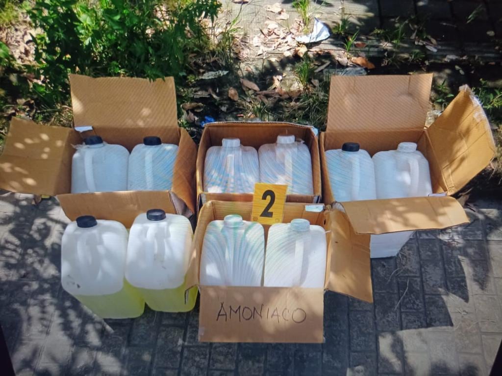 El material incautado tendría como finalidad procesar narcoticos