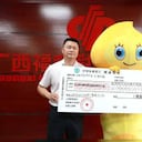 Ganador de lotería en China entregó 680.000 dólares a obras benéficas.