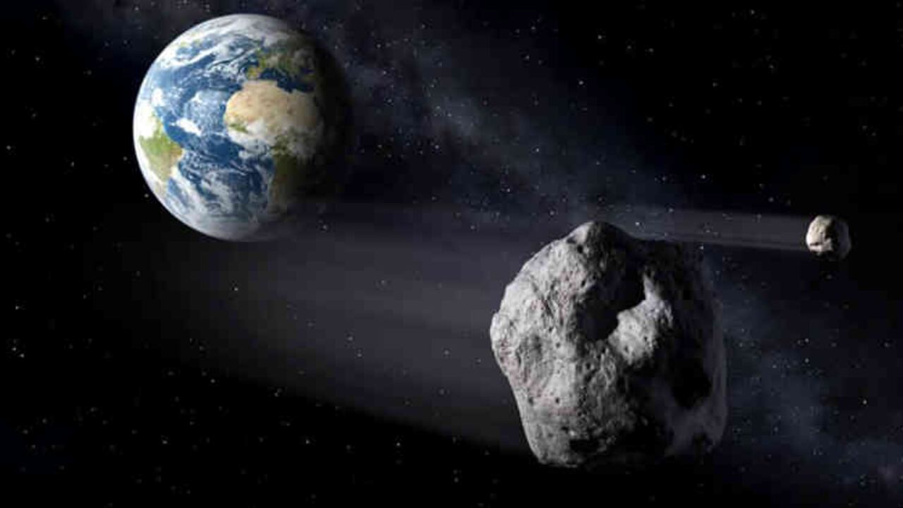 Para hacer el experimento, La Nasa y Esa escogieron el sistema binario Didymos, que consiste en un asteroide de 800 metros de diámetro y otro de 150 metros que orbita con él.