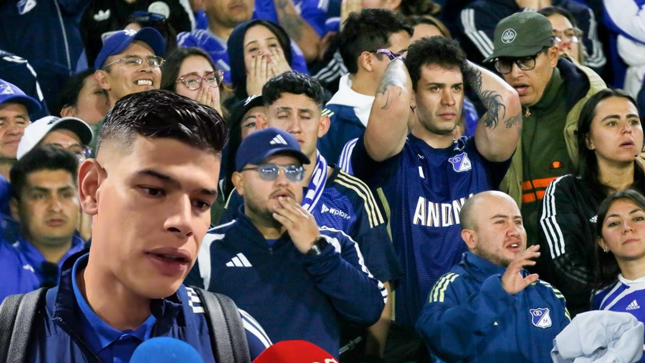 Jorge Arias, defensa de Millonarios tras la eliminación de Copa Sudamericana