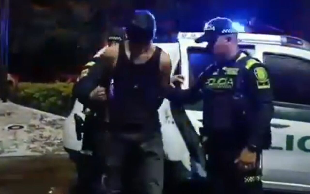 Valenciano fue detenido en flagrancia cuando se movilizaba en una motocicleta por la capital antioqueña.