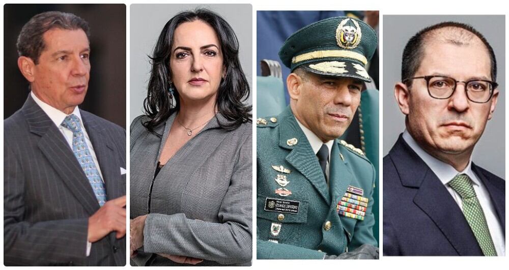 José Félix Lafaurie, María Fernanda Cabal, Eduardo Zapateiro y Francisco Barbosa.