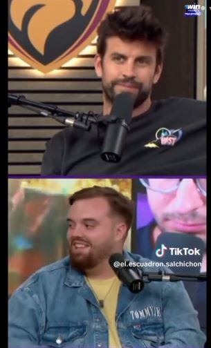 Piqué se molestó con Ibai Llanos por comentarios sobre Shakira