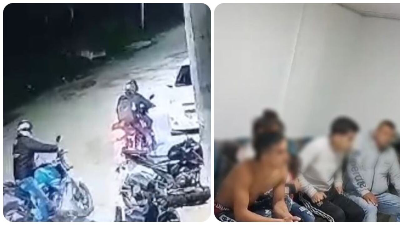 Las autoridades capturaron a Los Baikers, delincuentes que se roban y vendían autopartes de motos.