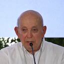 Colombian High Peace Commissioner Otty Patino delivers a speech during the inauguration of peace talks between Colombian Government and Segunda Marquetalia FARC dissident group in Caracas June 23, 2024. The Colombian government began peace negotiations with Segunda Marquetalia, a rebel group that broke away from a historic 2016 ceasefire deal with FARC guerillas, according to host country Venezuela. (Photo by Federico PARRA / AFP)