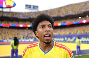 Johan Mojica durante el Mundial 2026 con la Selección Colombia