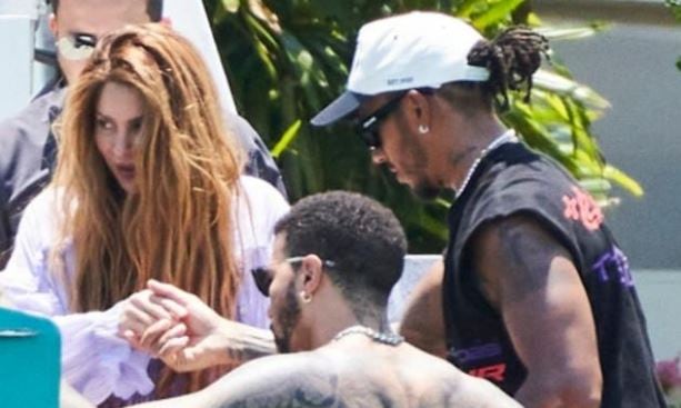 Shakira y Hamilton tienen una amistad desde hace tiempo