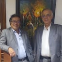 El candidato Gustavo Petro y el exmagistrado Iván Velásquez