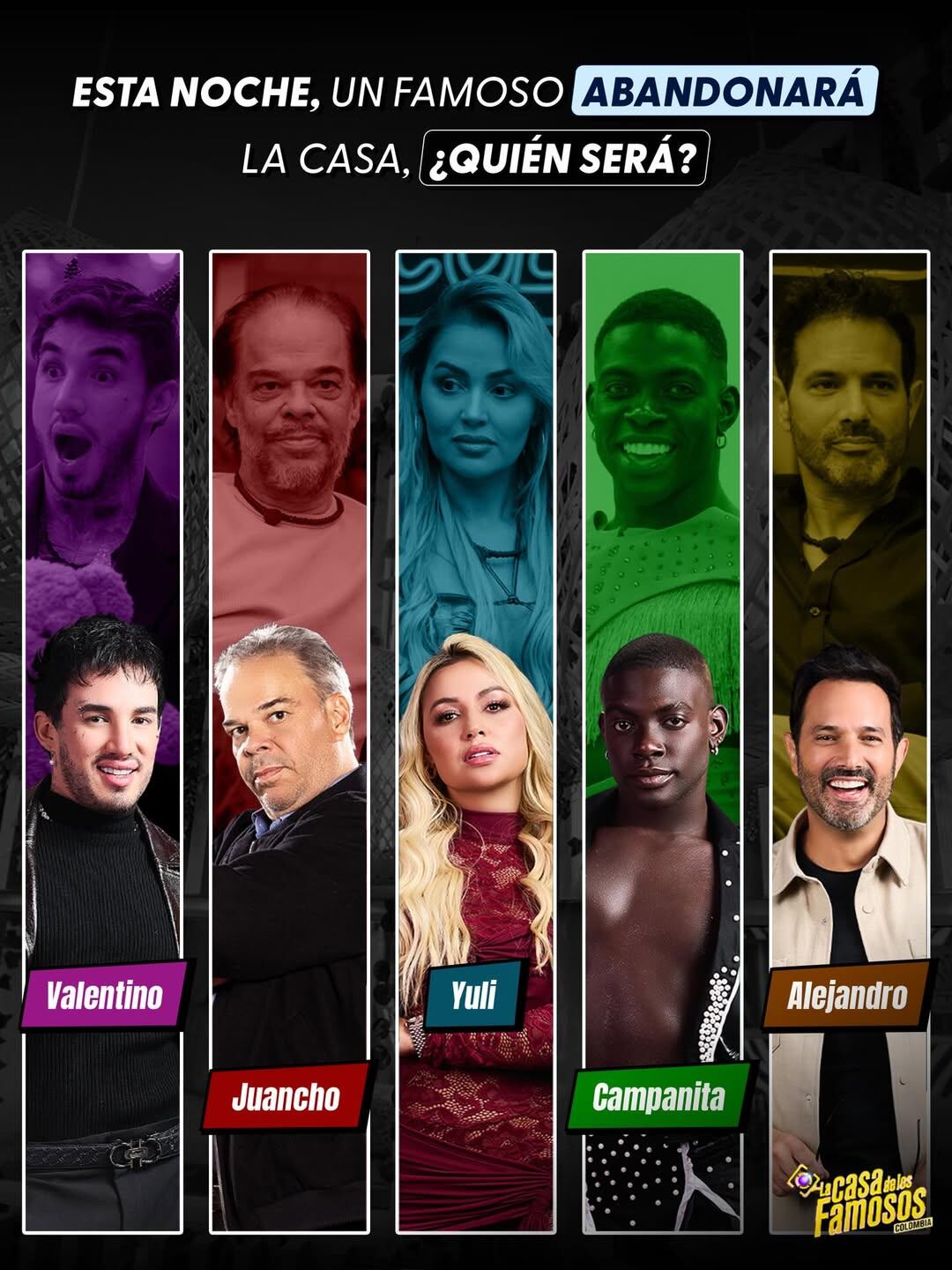 Estos fueron los nominados de esta semana en La casa de lo famosos Colombia.