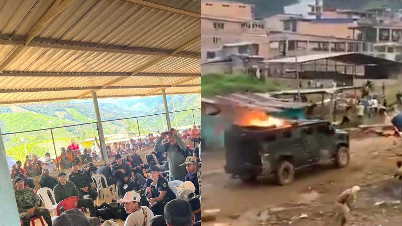 La asonada se presentó en las últimas horas.