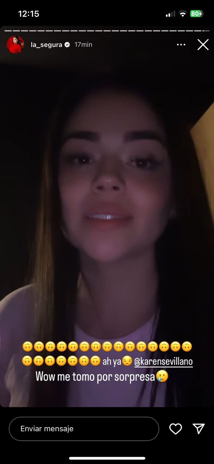 La Segura reaccionó a nominación de Karen Sevillano en La casa de los famosos Colombia