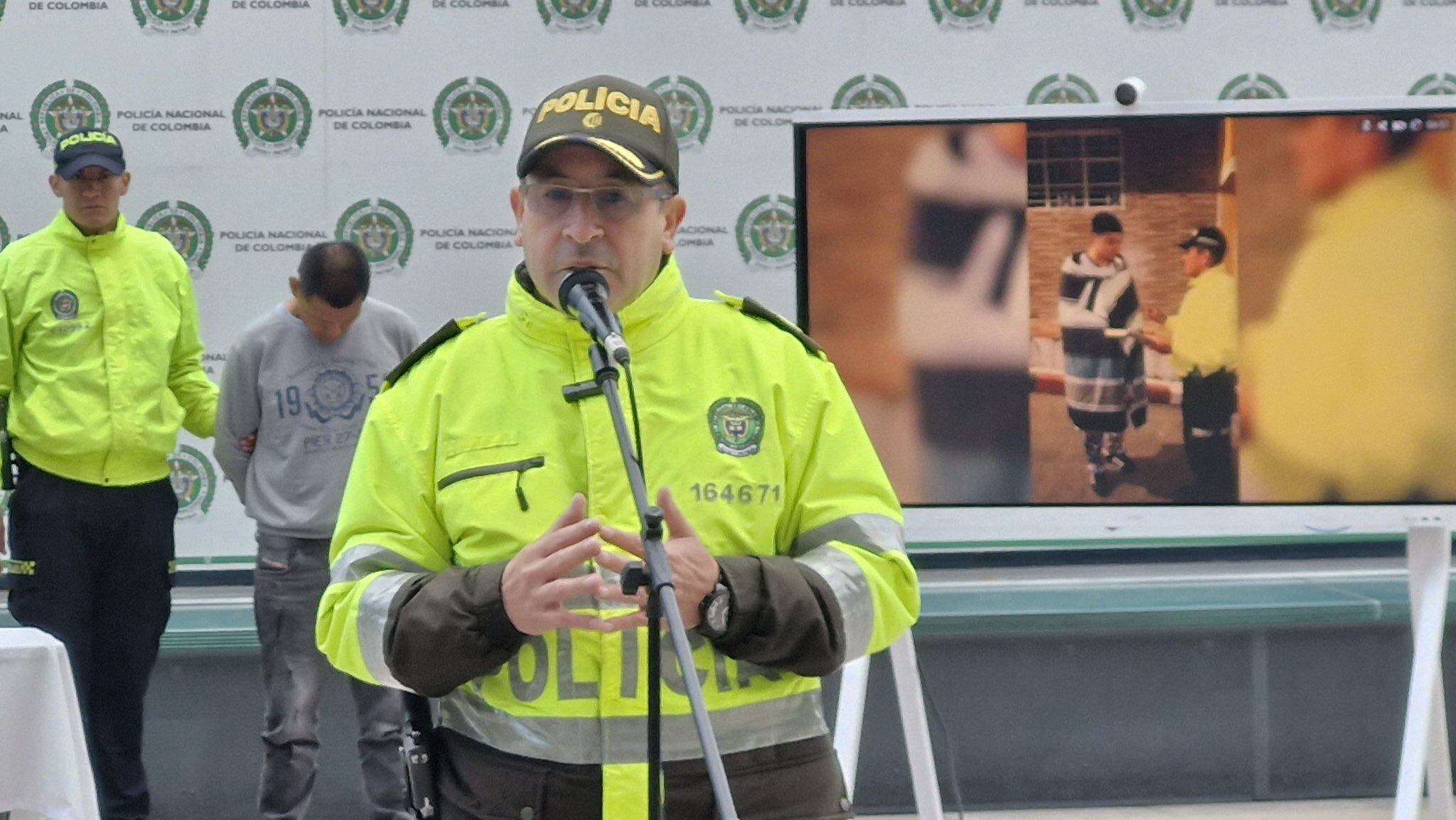 Coronel William Lara, comandante (e) de la Policía Metropolitana de Bogotá