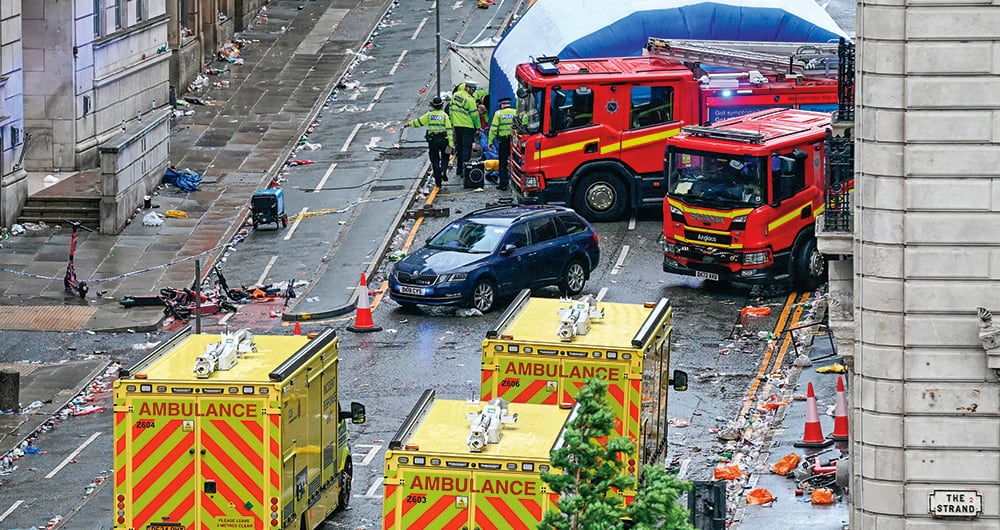 Accidente en Liverpool.