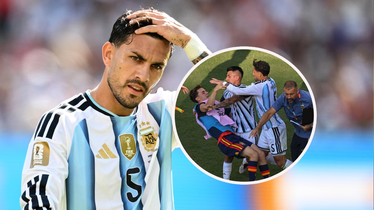 Leandro Paredes pagó cara su reacción tras la derrota de Argentina vs. España