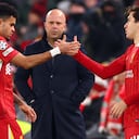 Luis Díaz recibió la confianza de Slot en Champions