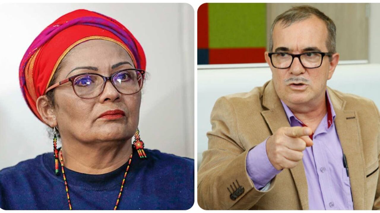 Victoria Sandino y Rodrigo Londoño