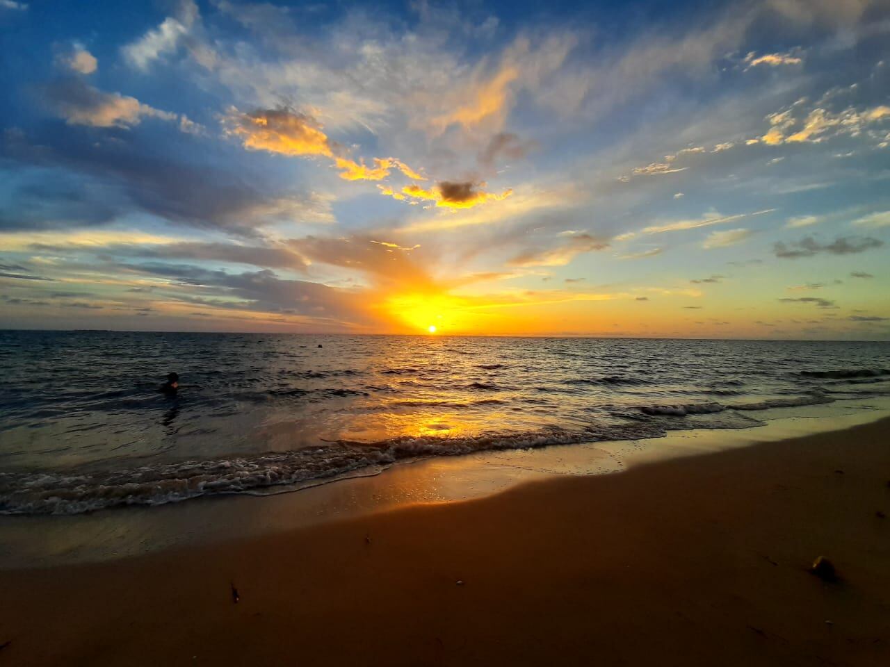 Atardecer en Rincón del Mar, corregimiento de San Onofre, departamento de Sucre.