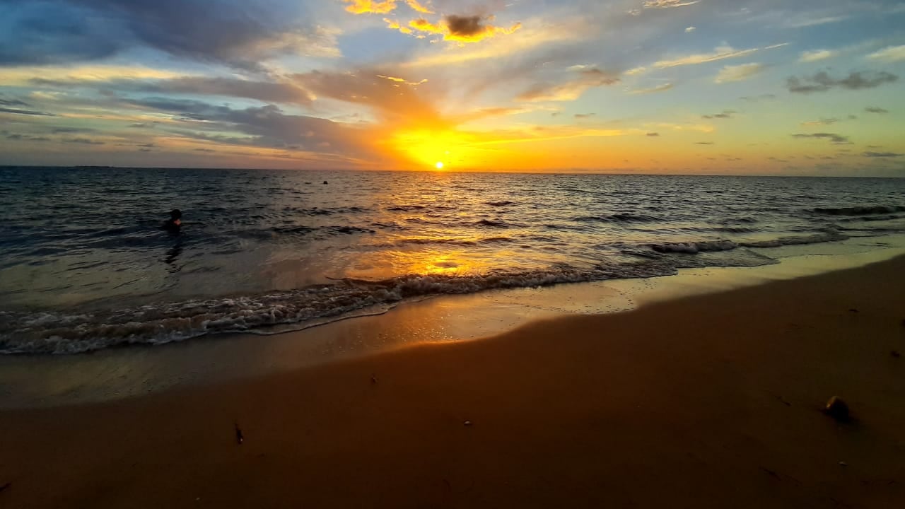 Atardecer en Rincón del Mar, corregimiento de San Onofre, departamento de Sucre.