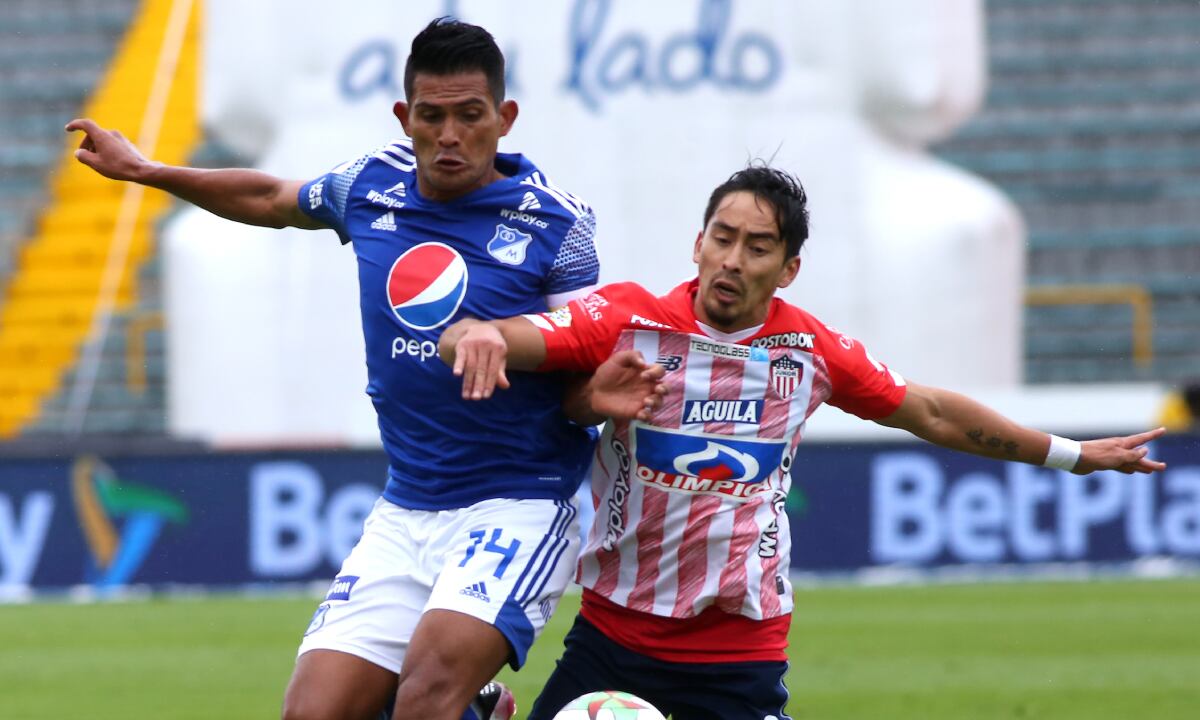 Millonarios vs. Junior - Liga Betplay. Foto: Prensa Dimayor