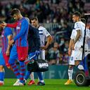 Agüero se retiró del campo a los 42 minutos en sustitución por Philippe Coutinho