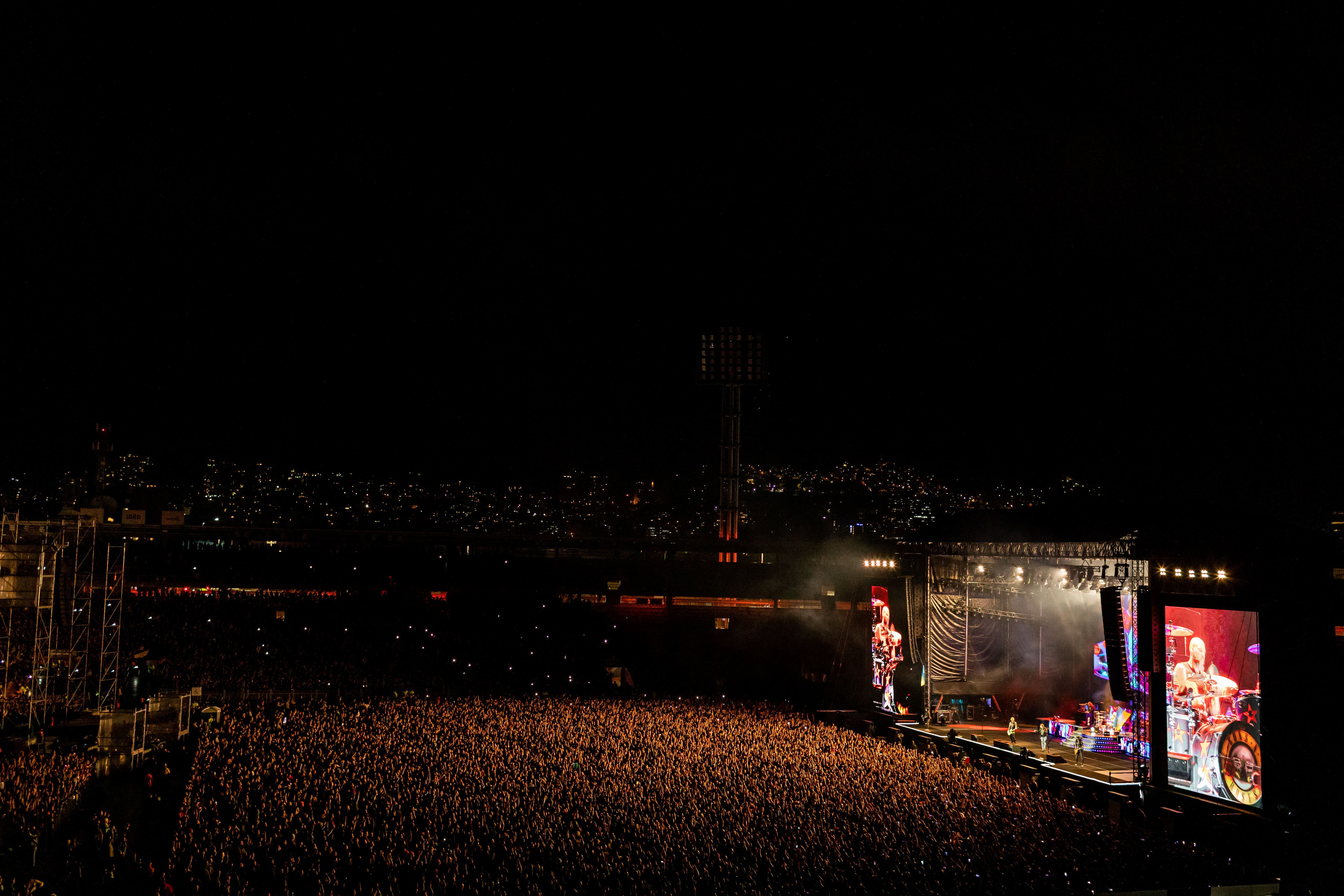 Dos sold out en El Campín, en 2022, marcaron el regreso de la banda a la capital 30 años después de su accidentado y loco concierto de 1992.