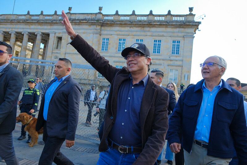 El presidente Gustavo Petro pidió que se realice la "más grande manifestación" para presionar la aprobación de la reforma a la salud.