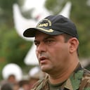 SALVATORE MANCUSO
PARAMILITARES-DESMOVILIZACION, REINSERCION Y ENTREGA DE ARMAS.
TURBO (ANTIOQUIA)-CORREGIMIENTO "El DOS"
NOVIEMBRE 25 DEL 2004
FOTO LEON DARIO PELAEZ- SEMANA