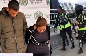 Los señalados asesinos del vigilante y el momento en el que los compañeros de la víctima la llevan hasta el médico.