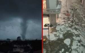 La ciudad de Milán afronta una temporada de lluvias a la mitad del verano.