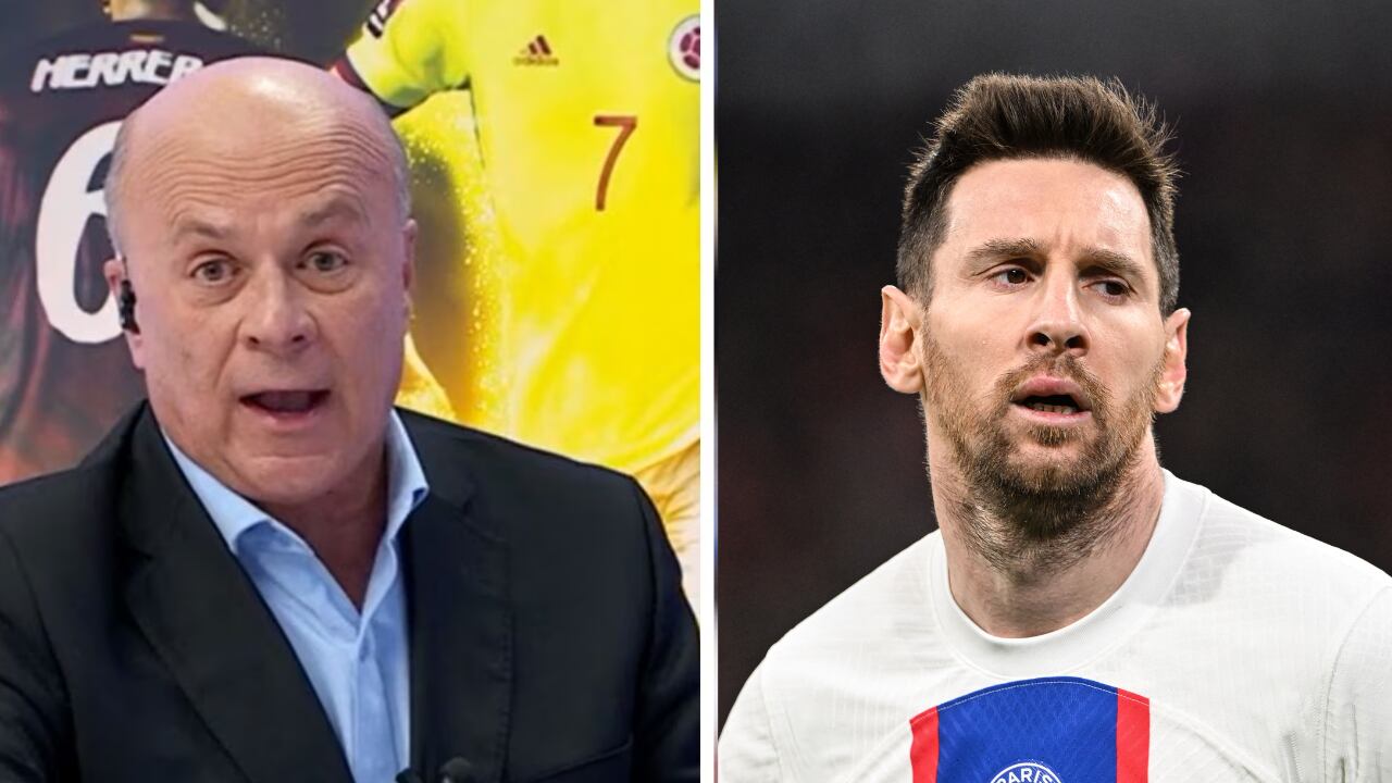 Carlos Antonio Vélez le sacó a la luz a Messi sus fracasos en UCL.