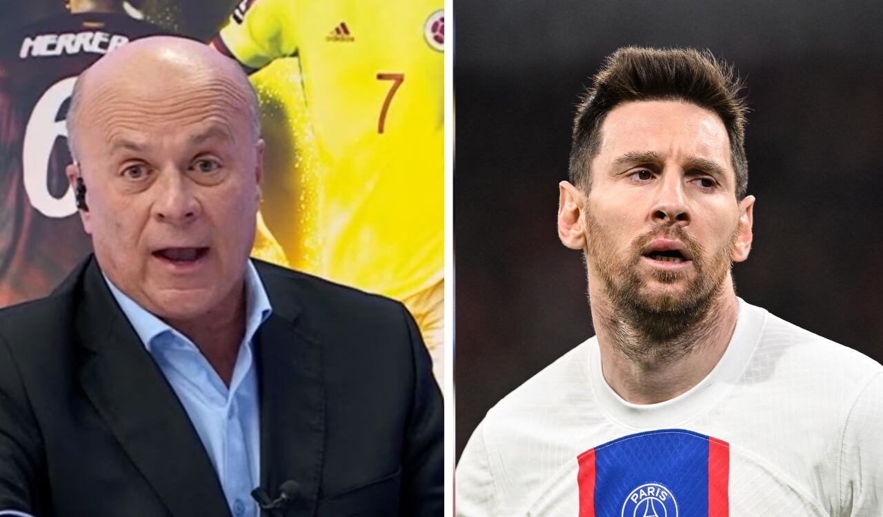 Carlos Antonio Vélez le sacó a la luz a Messi sus fracasos en UCL.