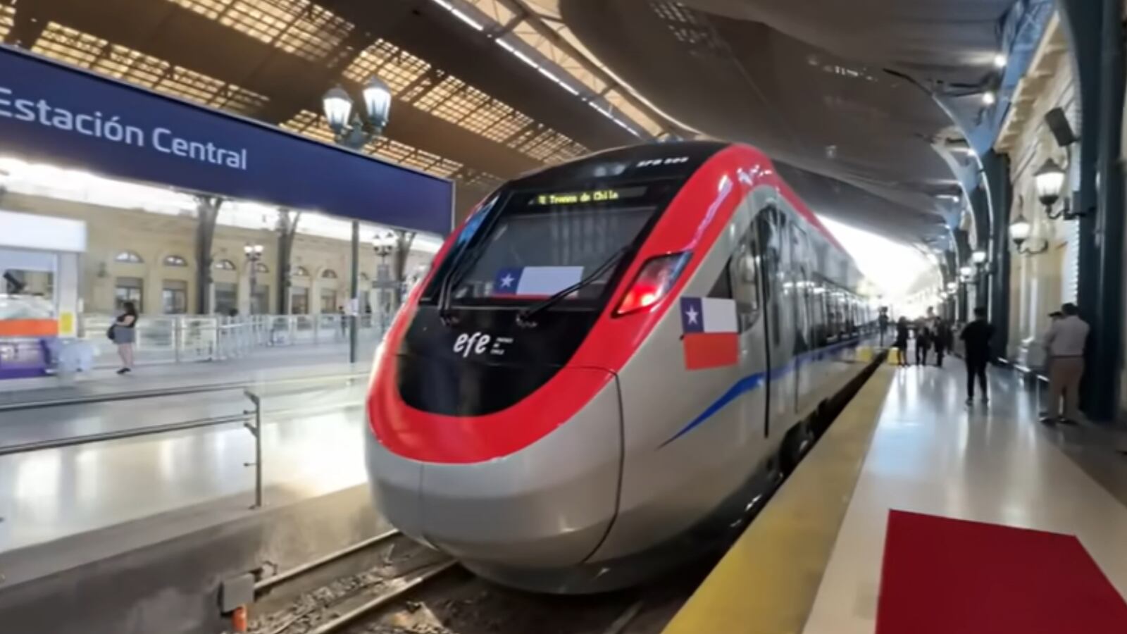 El tren más rápido de Sudamérica se encuentra en Chile