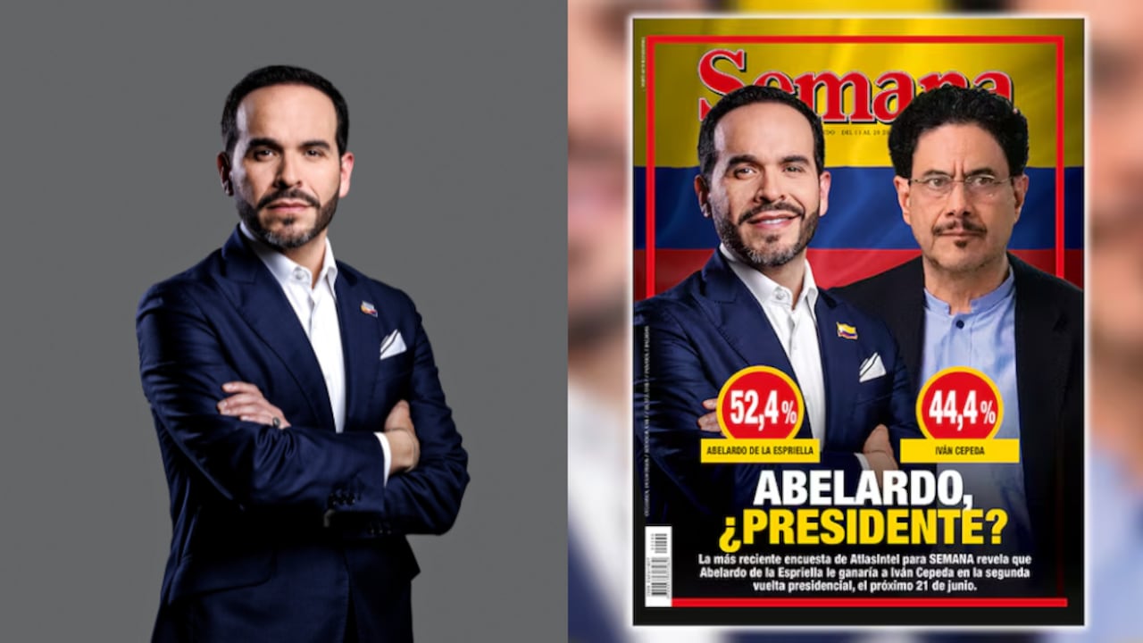 Abelardo de la Espriella y su reacción a la más reciente medición de AtlasIntel para SEMANA sobre la segunda vuelta presidencial.