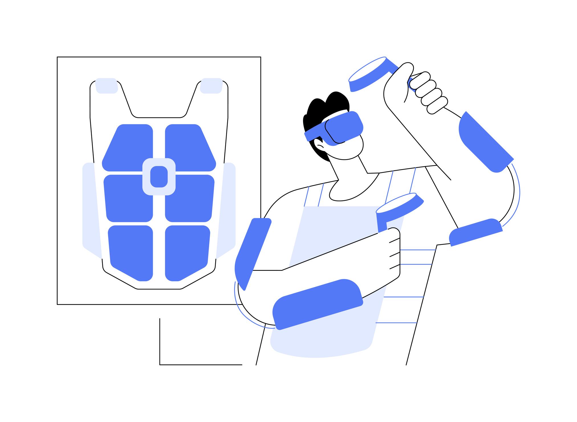 El traje háptico dará una experiencia inmersiva en los videojuegos.