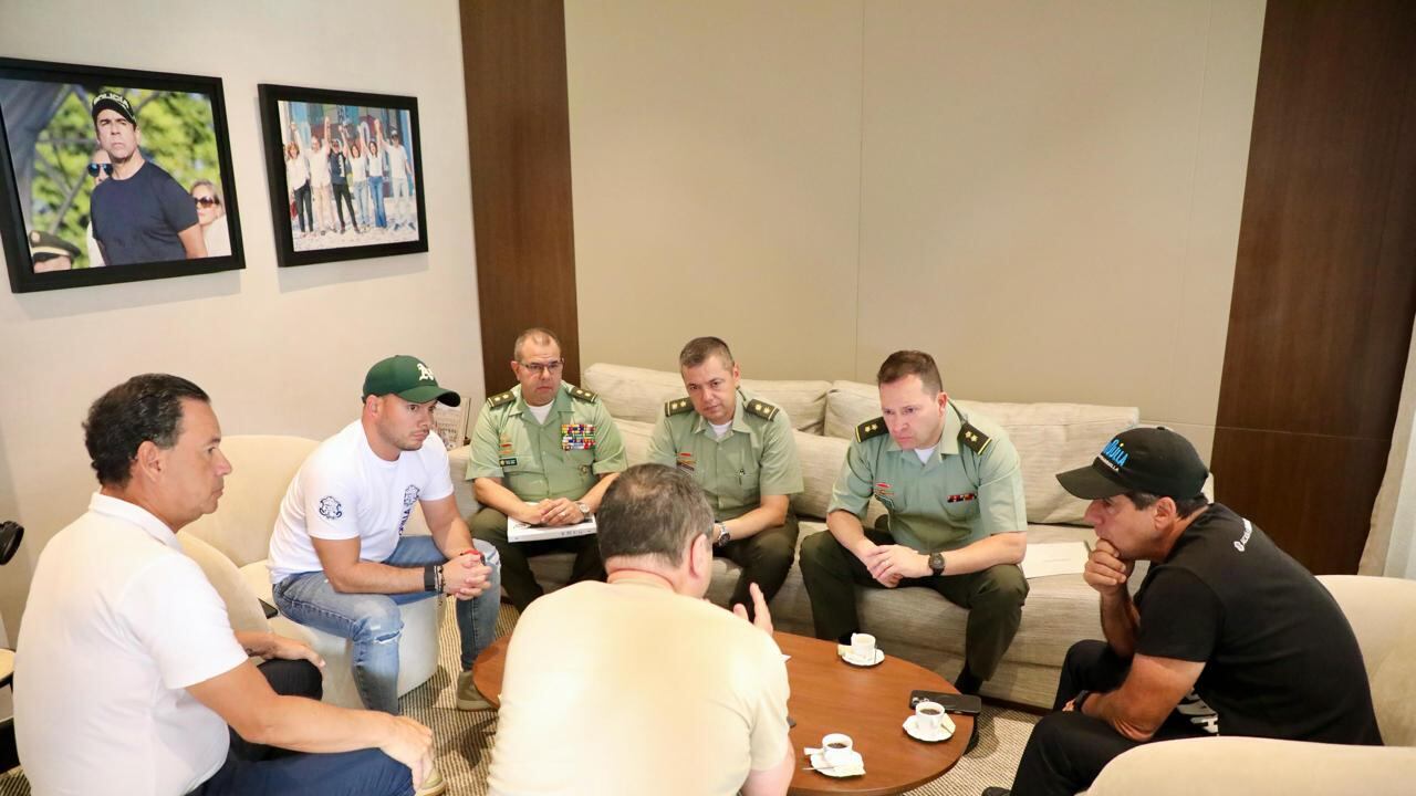 Reunión sobre la seguridad de Barranquilla.